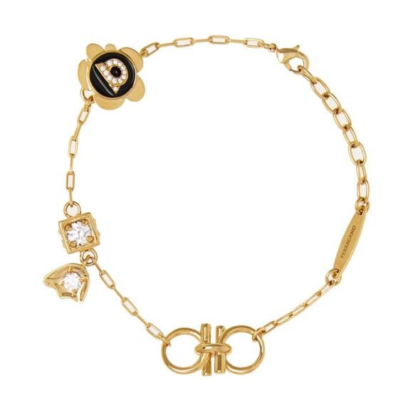 Ferragamo Women Gancini Charm Bracelet